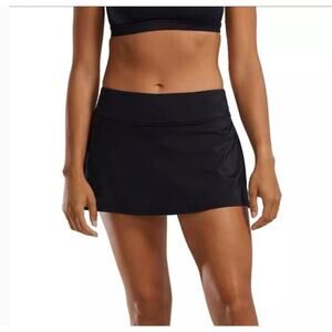 prAna Black Swim Skirt M Bikini Bottom Cover Up Athletic
